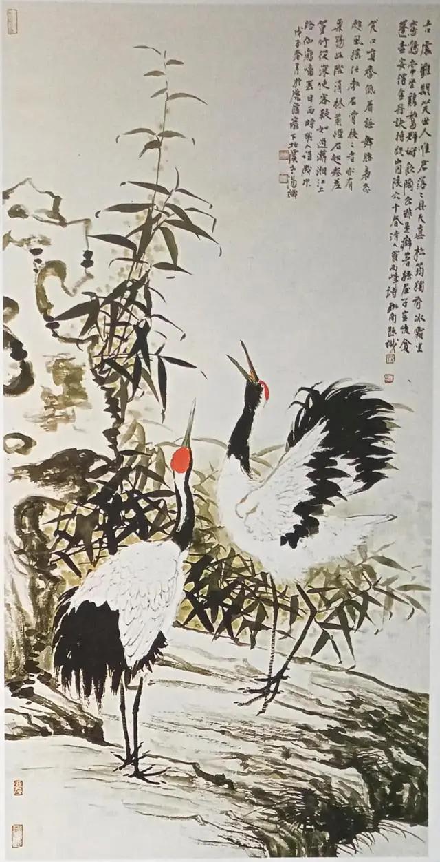 梅妻鹤子的画法步骤，原来国画也不难学