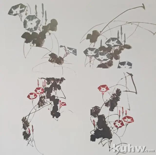 国画教程：牵牛花的画法