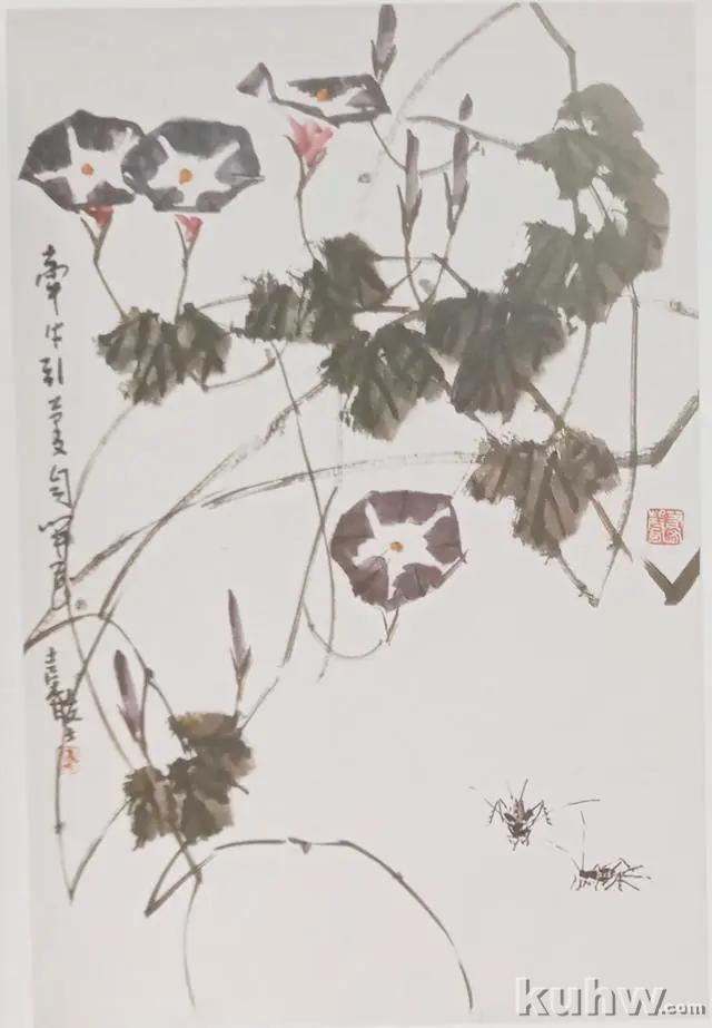 国画教程：牵牛花的画法