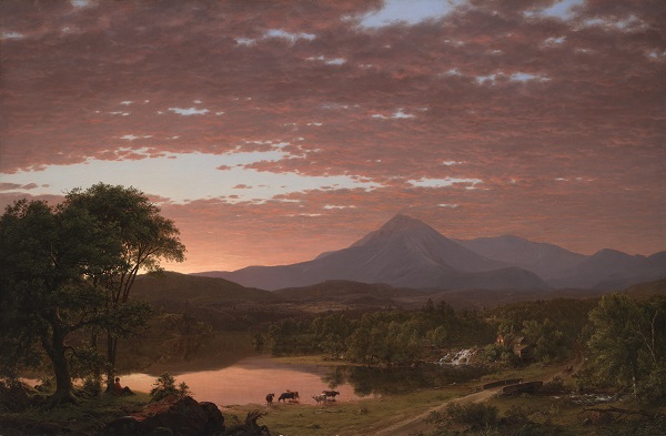 弗雷德里克·埃德温·丘奇 (Frederic Edwin Church)，美国-克塔登油画