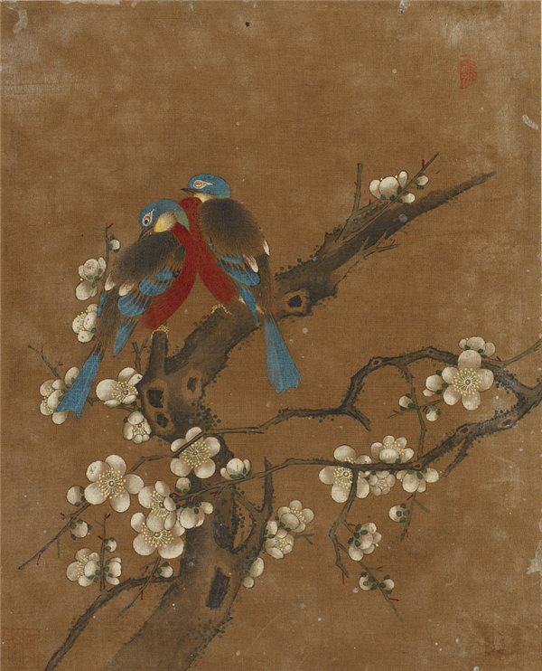 中国明朝画家作品-《花鸟》 高清下载10