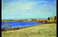 艾萨克·伊里奇·列维坦（ Isaac Ilyich Levitan） ——《秋天，河，1898-1899》作品欣赏