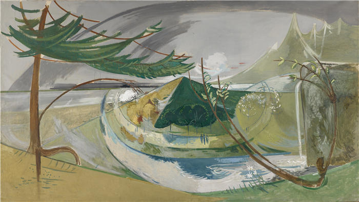 沃尔特·库尔特·维姆肯（Walter Kurt Wiemken，瑞士画家）高清作品-《周期 (1940)》