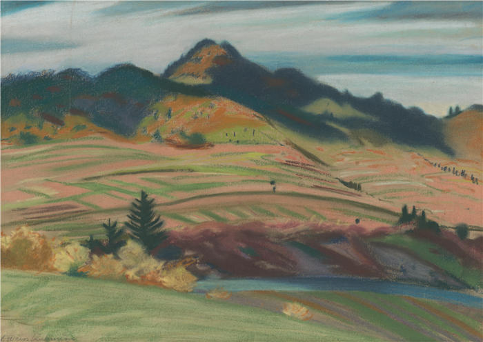 阿诺德·彼得·魏斯-库宾赞（Arnold Peter Weisz-Kubínčan，斯洛伐克画家）高清作品-《荆棘 (1933-1936)》