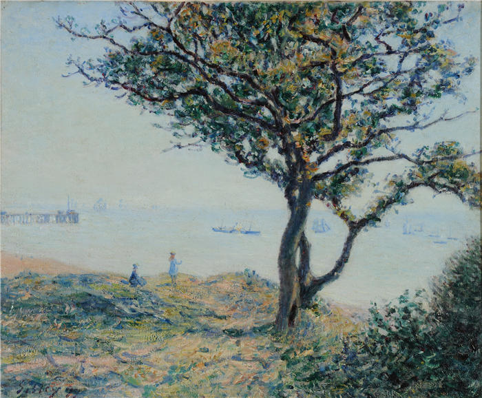 阿尔弗雷德·西斯利（Alfred Sisley，法国画家）高清作品-《拉德卡迪夫 (1897)》