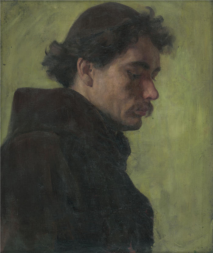 约瑟夫·哈努拉（Jozef Hanula，斯洛伐克画家）高清作品-《采矿业（1895-1900） 》