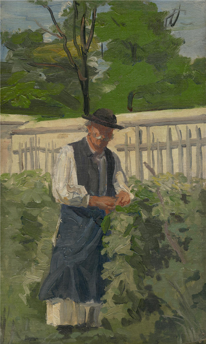约瑟夫·哈努拉（Jozef Hanula，斯洛伐克画家）高清作品-《小道消息 (1935)》