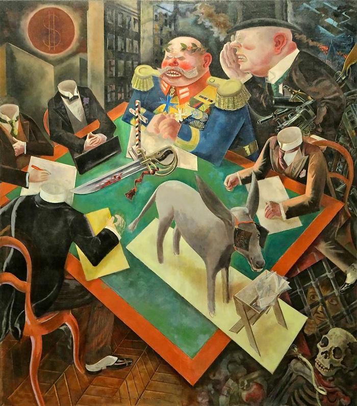 前1000幅世界名画-乔治·格罗兹（George Grosz）-“日蚀”