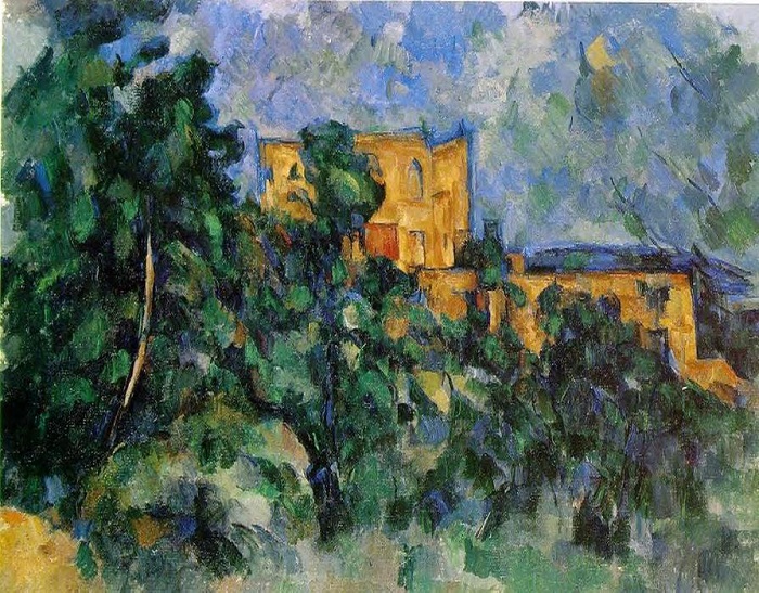 前1000幅世界名画-“黑城堡” Paul Cezanne - 布面油画 - 73 x 92 cm