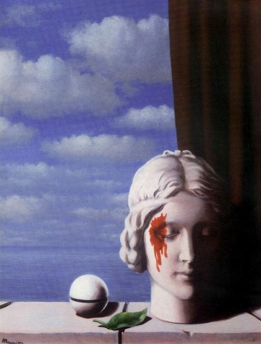 前1000幅世界名画-《记忆1》 雷内马格里特（Rene Magritte） - 油