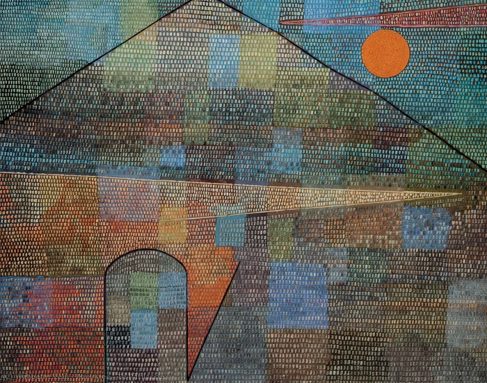 前1000幅世界名画-《去帕纳苏斯》 Paul Klee - 布面油画 - 126 x 100 cm