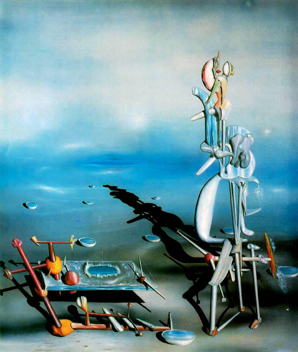 伊夫·坦吉（Yves Tanguy）作品-“无限可分”