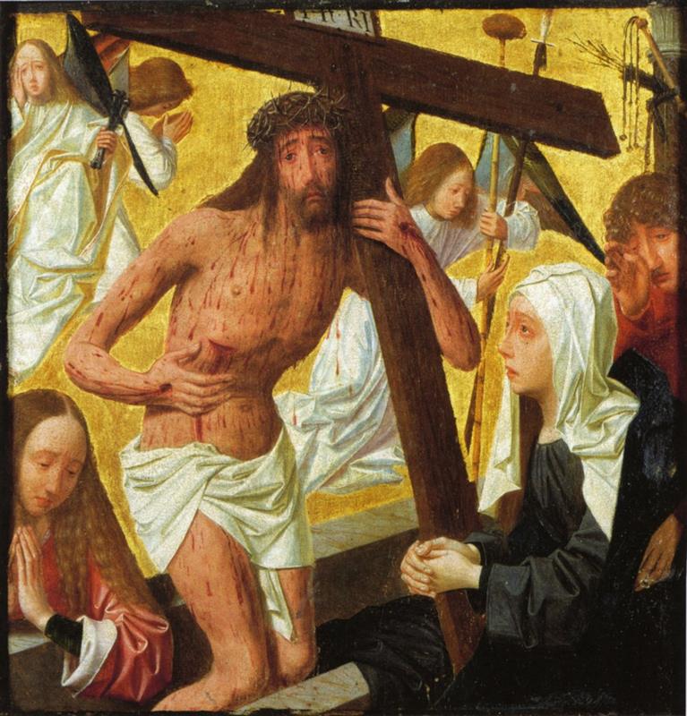 格特根·范哈勒姆（Geertgen tot Sint Jans，1465 – 1495，荷兰）作品-悲伤的人