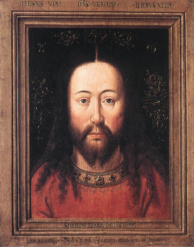 扬·范·埃克（Jan van Eyck，荷兰画家 ， 1390 - 1441 年）作品-基督的肖像作品