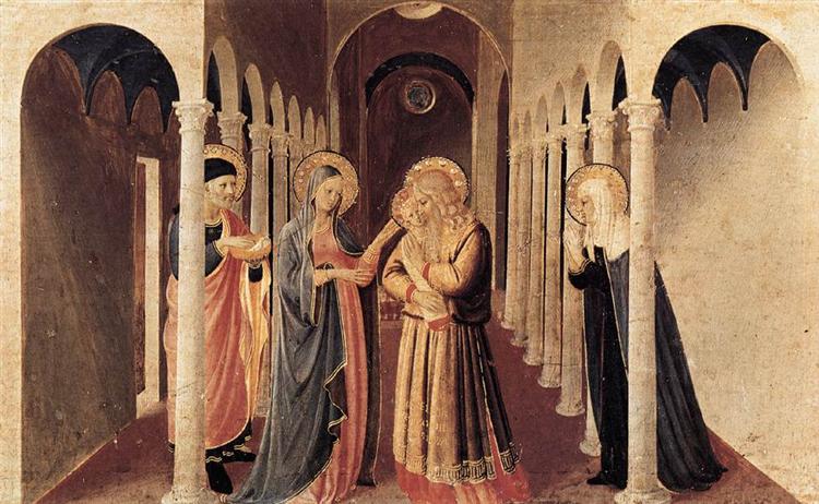 弗拉·安杰利科（Fra Angelico，意大利，1400-1455）作品-基督在圣殿中的介绍