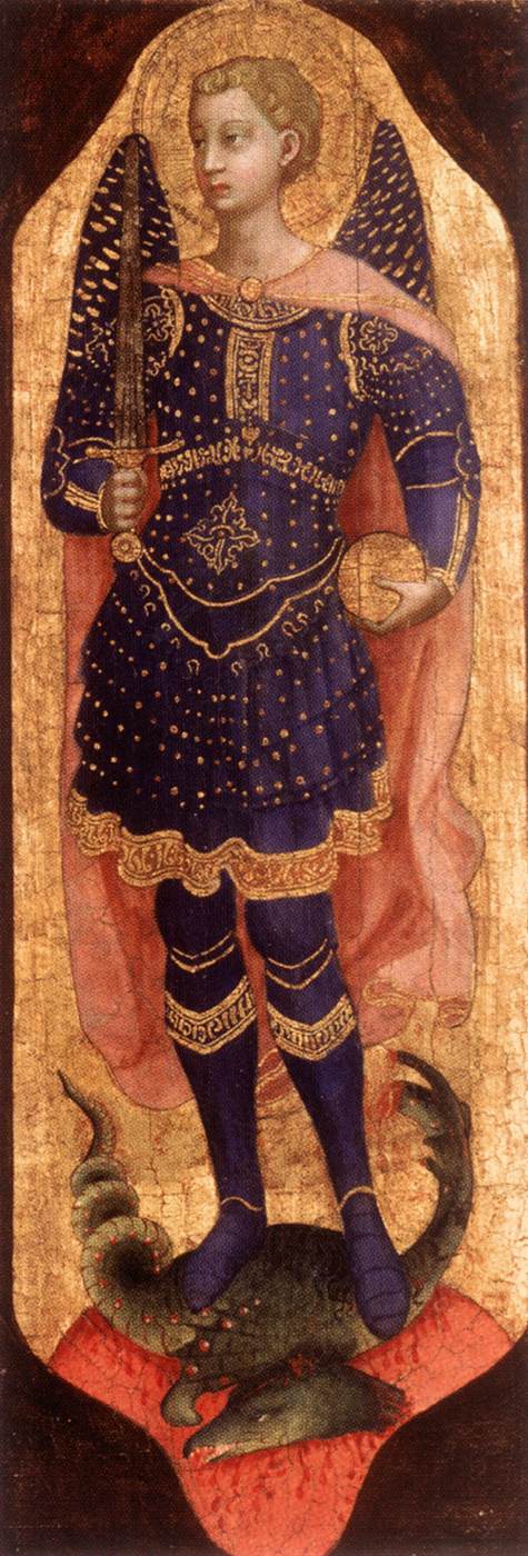 弗拉·安杰利科（Fra Angelico，意大利，1400-1455）作品-圣迈克尔