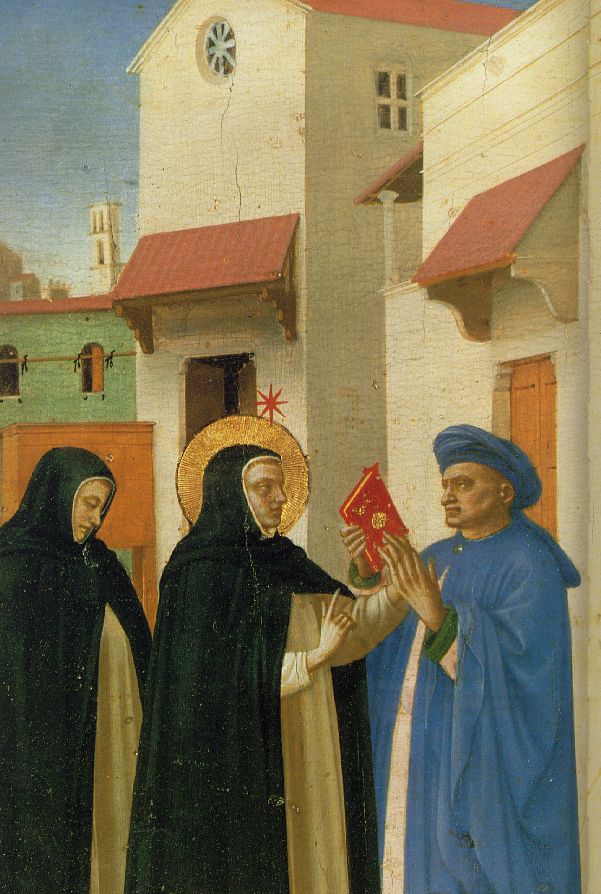 弗拉·安杰利科（Fra Angelico，意大利，1400-1455）作品-圣母加冕礼（详细）3