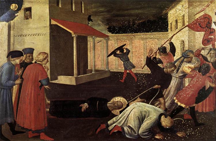 弗拉·安杰利科（Fra Angelico，意大利，1400-1455）作品-圣马可殉道