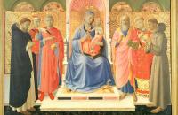 弗拉·安杰利科（Fra Angelico，意大利，1400-1455）作品-Annalena 祭坛画