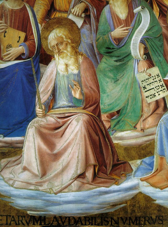 弗拉·安杰利科（Fra Angelico，意大利，1400-1455）作品-先知（详细）