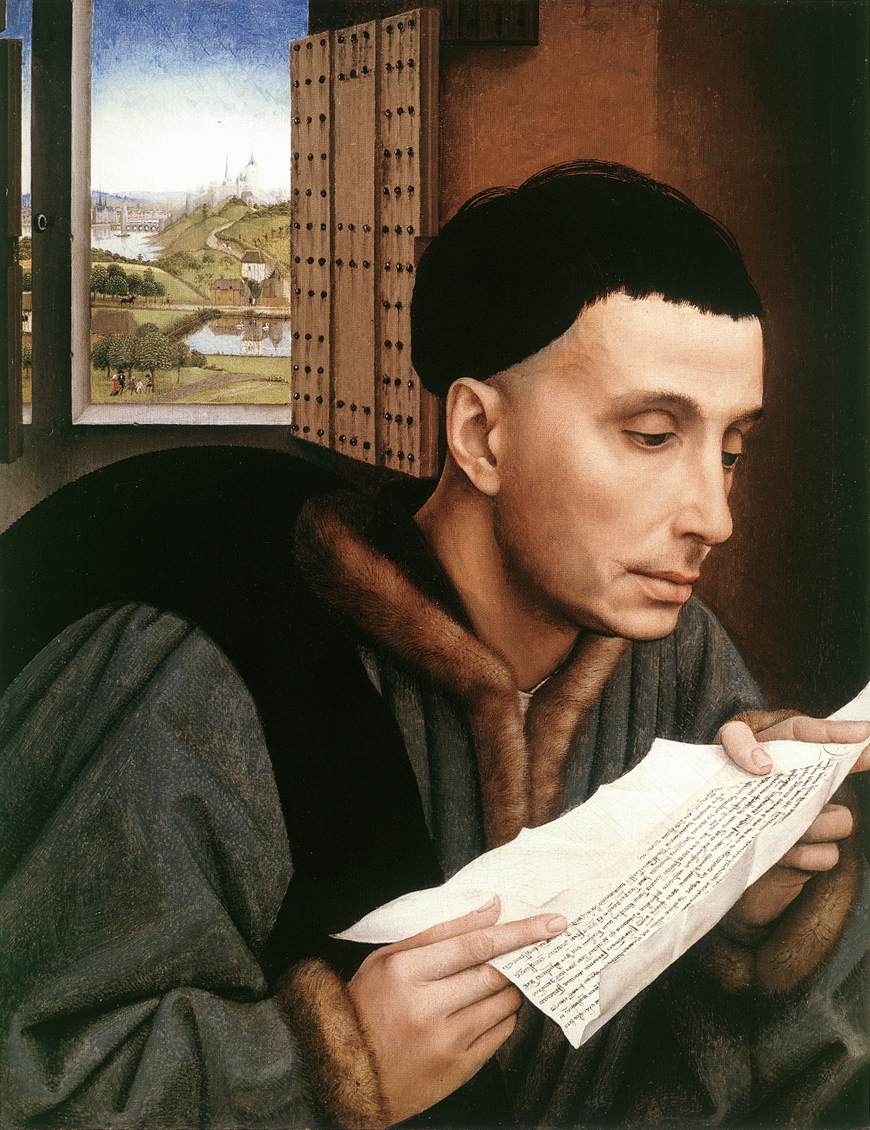 罗吉尔·范德韦登（Rogier van der Weyden，荷兰画家，1399 - 1464 年）作品-圣伊沃