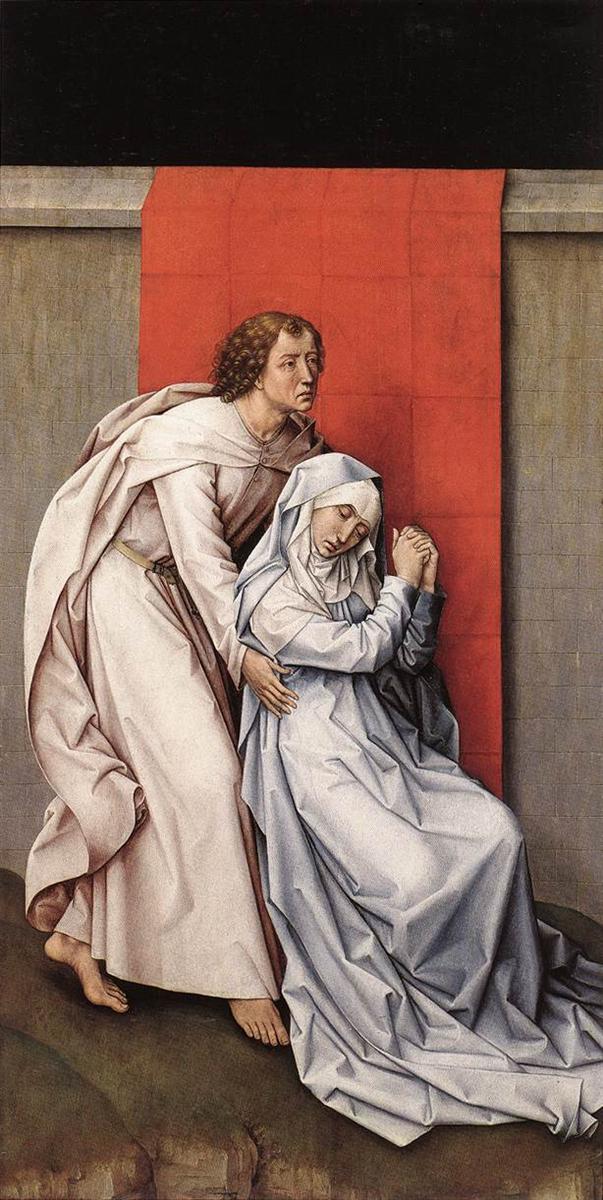 罗吉尔·范德韦登（Rogier van der Weyden，荷兰画家，1399 - 1464 年）作品-受难双联画