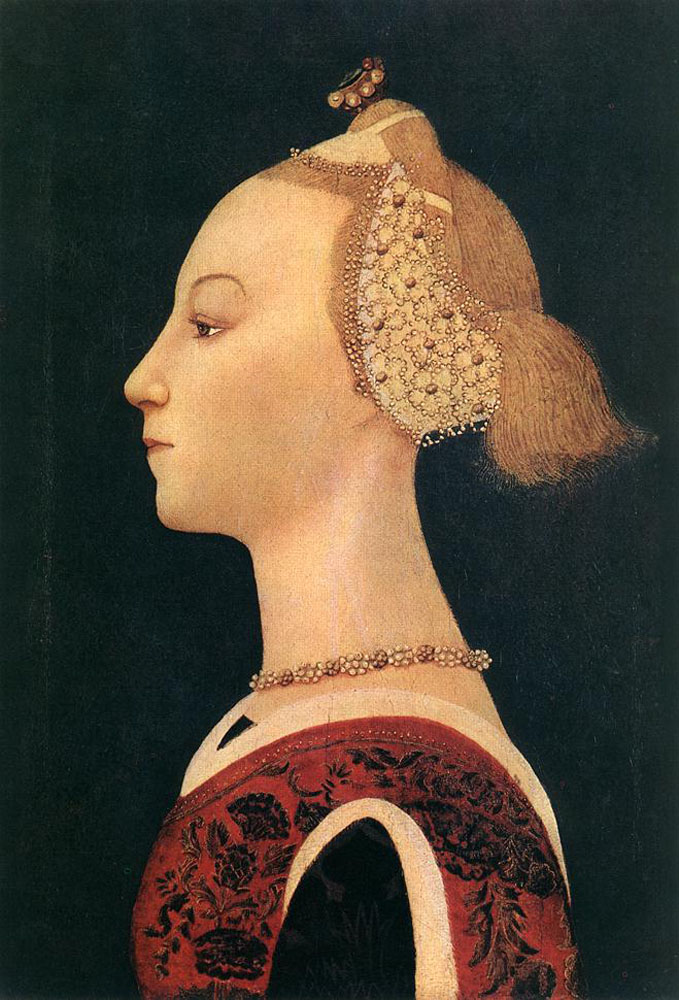 保罗·乌切洛（Paolo Uccello，意大利画家，1397 - 1475 年）作品-一位女士的肖像