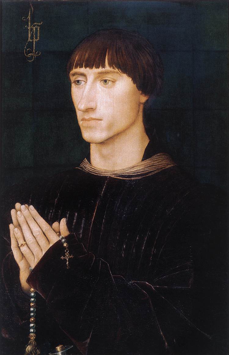 罗吉尔·范德韦登（Rogier van der Weyden，荷兰画家，1399 - 1464 年）作品-菲利普·德·克罗伊的肖像