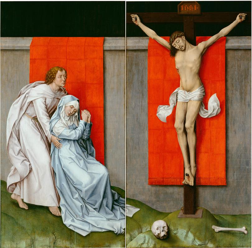 罗吉尔·范德韦登（Rogier van der Weyden，荷兰画家，1399 - 1464 年）作品-受难双联画1作品