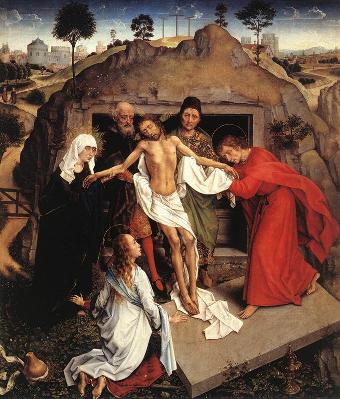 罗吉尔·范德韦登（Rogier van der Weyden，荷兰画家，1399 - 1464 年）作品-基督的哀歌