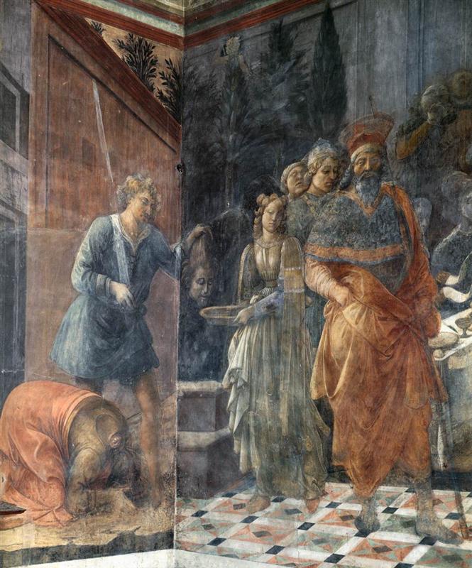 菲利波·里皮（Filippo Lippi ，1406-1469，意大利画家）作品-斩首施洗约翰