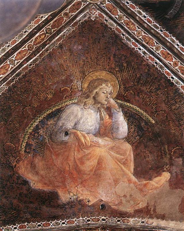 菲利波·里皮（Filippo Lippi ，1406-1469，意大利画家）作品-圣路加福音传教士