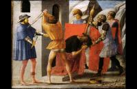 马萨乔（Masaccio，意大利，1401-1428）作品-圣乔瓦尼·巴蒂斯塔殉难