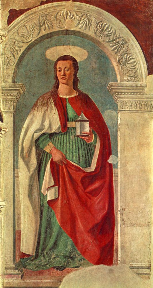 皮耶罗·德拉·弗朗西斯卡（Piero della Francesca，1412-1492，意大利画家）作品-《圣玛丽抹大拉》