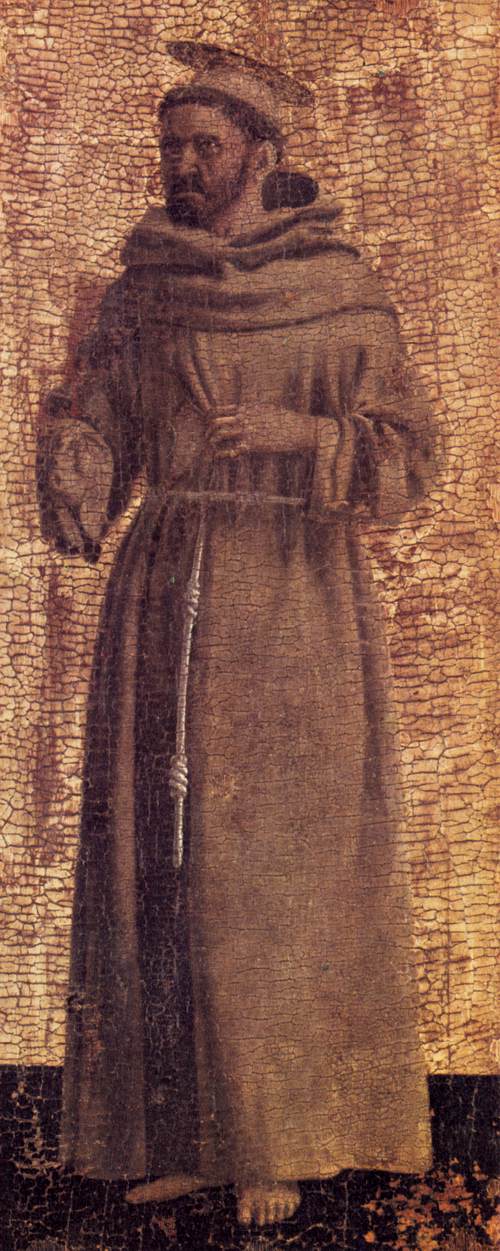 皮耶罗·德拉·弗朗西斯卡（Piero della Francesca，1412-1492，意大利画家）作品-《圣弗朗西斯》