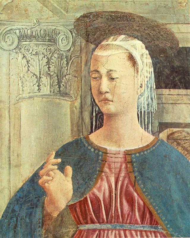 皮耶罗·德拉·弗朗西斯卡（Piero della Francesca，1412-1492，意大利画家）作品-《通告（详细）》