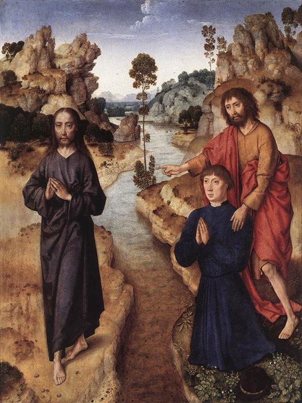 德克·布茨（Dirk Bouts，1415-1475，荷兰画家）作品-《Ecce agnus Dei》
