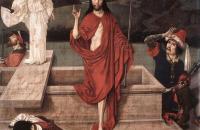 德克·布茨（Dirk Bouts，1415-1475，荷兰画家）作品-《复活》
