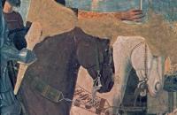 皮耶罗·德拉·弗朗西斯卡（Piero della Francesca，1412-1492，意大利画家）作品-《君士坦丁战胜马克森提乌斯（详细）2》
