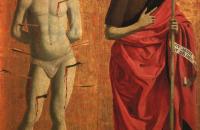 皮耶罗·德拉·弗朗西斯卡（Piero della Francesca，1412-1492，意大利画家）作品-《圣塞巴斯蒂安和施洗约翰》