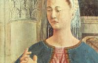 皮耶罗·德拉·弗朗西斯卡（Piero della Francesca，1412-1492，意大利画家）作品-《通告（详细）》