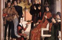 德克·布茨（Dirk Bouts，1415-1475，荷兰画家）作品-《奥托皇帝的正义：烈火的考验》
