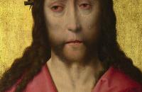 德克·布茨（Dirk Bouts，1415-1475，荷兰画家）作品-《戴荆棘冠冕的基督》