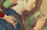 皮耶罗·德拉·弗朗西斯卡（Piero della Francesca，1412-1492，意大利画家）作品-《示巴女王的游行（详细）》