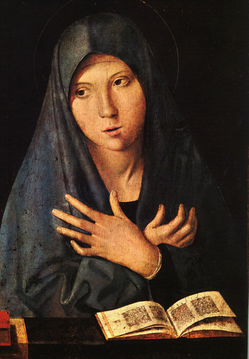 安东内洛·达·墨西拿 （Antonello da Messina，1430-1479，意大利）作品-圣母领报