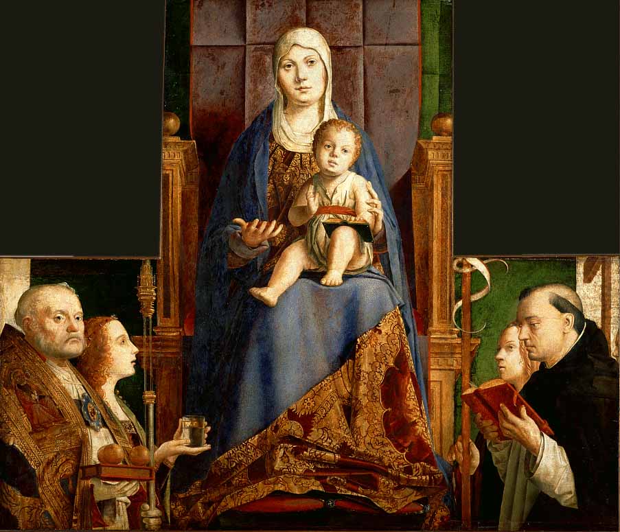 安东内洛·达·墨西拿 （Antonello da Messina，1430-1479，意大利）作品-圣卡夏诺祭坛画