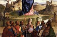 乔凡尼・贝里尼(Giovanni Bellini，意大利，1430-1516 年）-处女与圣徒荣耀