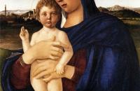 乔凡尼・贝里尼(Giovanni Bellini，意大利，1430-1516 年）-麦当娜与祝福孩子