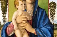 乔凡尼・贝里尼(Giovanni Bellini，意大利，1430-1516 年）-麦当娜与树