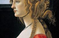 桑德罗·波提切利（Sandro Botticelli，意大利画家，1445-1510）作品-–Simonetta Vespucci 的肖像（年轻女子的肖像）